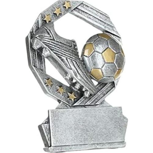 Trofeo de Fútbol Hexa Star Decade Awards 12.07 cm Personalizado