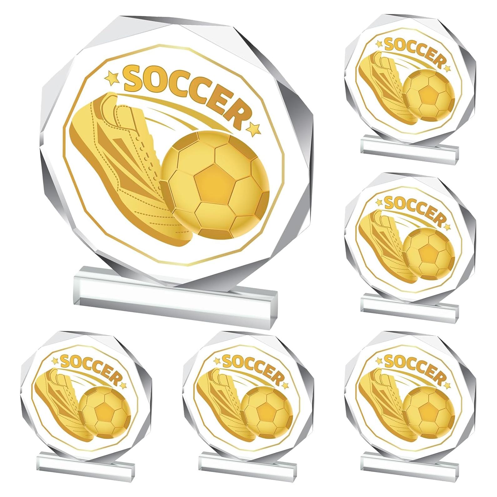 6 Medallas de Trofeo Deportivo Anglechic 12x12cm Acrílico