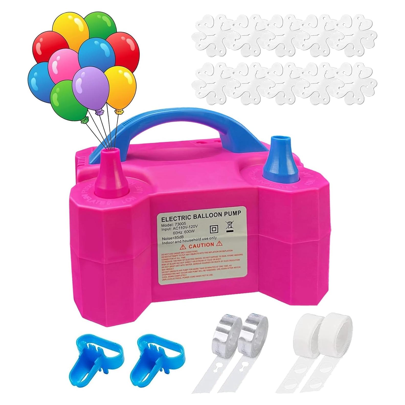 Bomba de Globos Eléctrica SINBEE Doble Boquilla 300 LPM