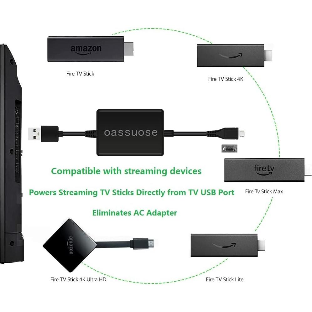 Adaptador USB para Fire TV Stick DGHL - Alimentación Directa