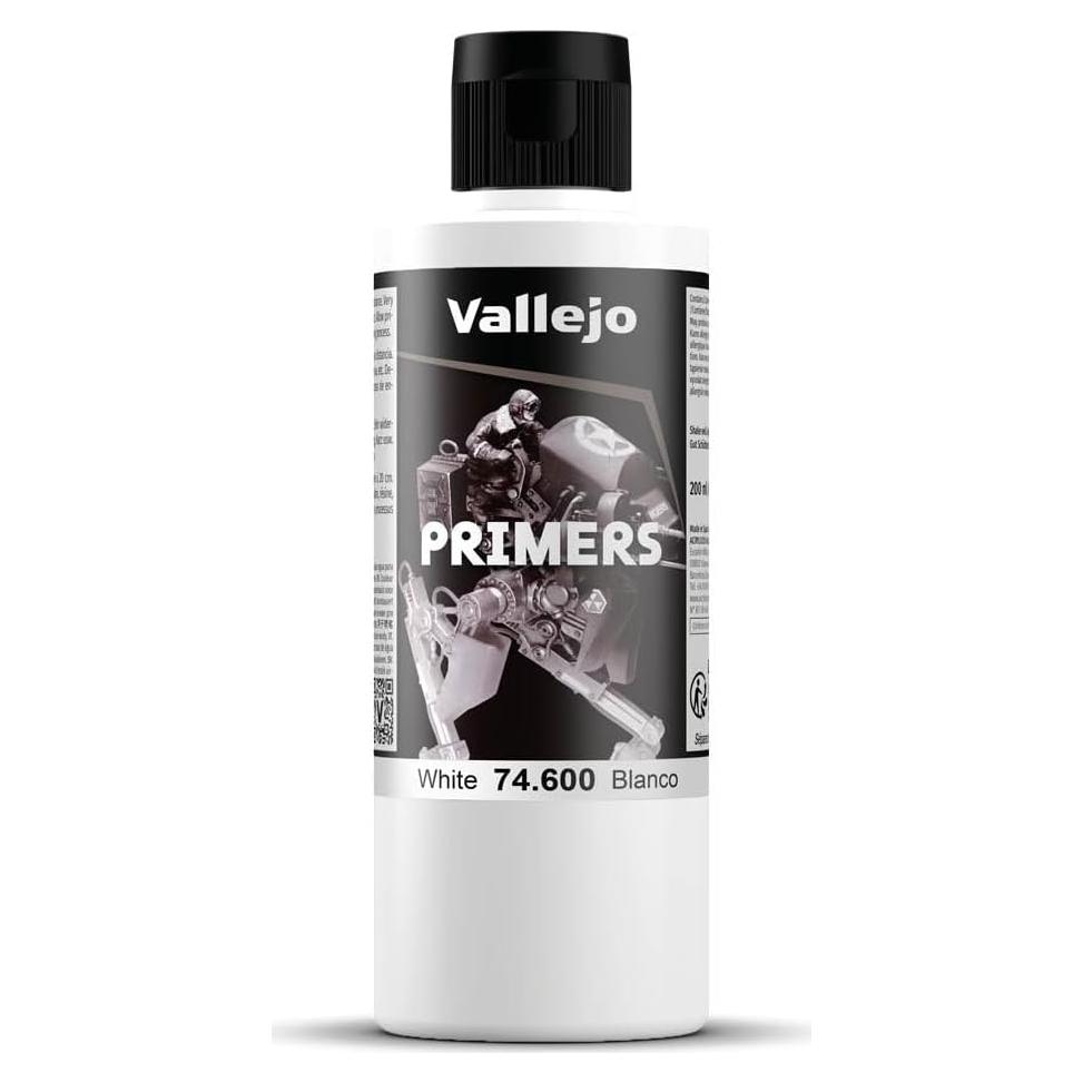 Imprimación Acrílica Blanca Vallejo 200 ml Mate Aerografía