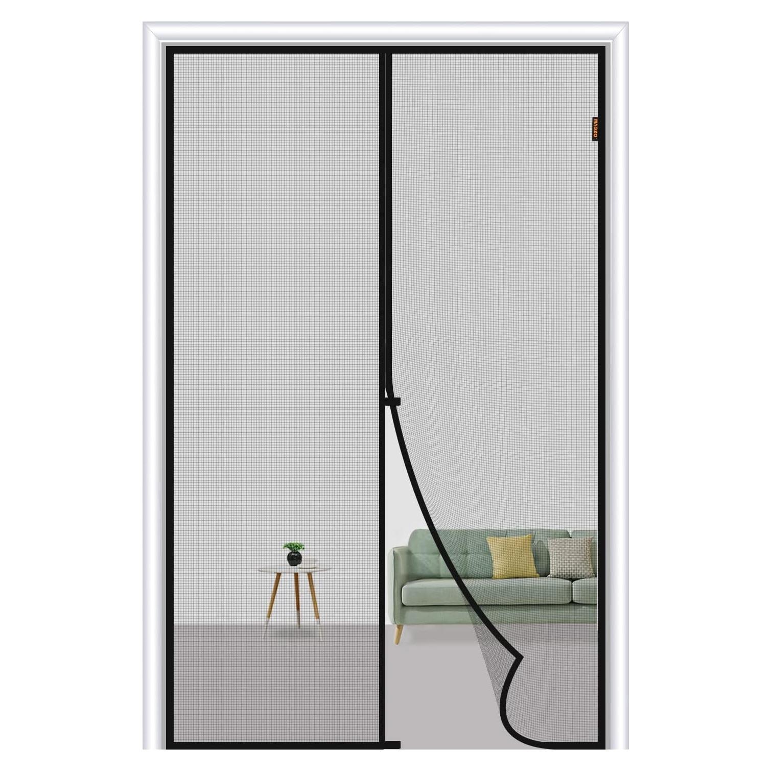 MAGZO Pantalla Magnética para Puerta 86x206 cm Gris