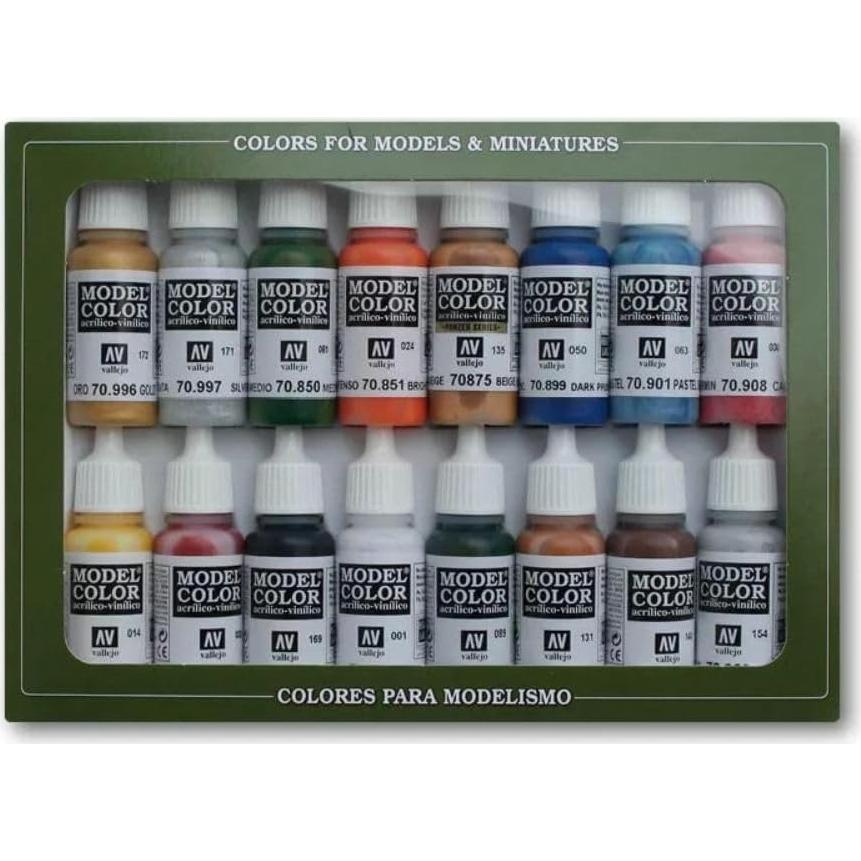 Set de Pintura Acrílica Vallejo Folkestone 16 Botellas 18 ml