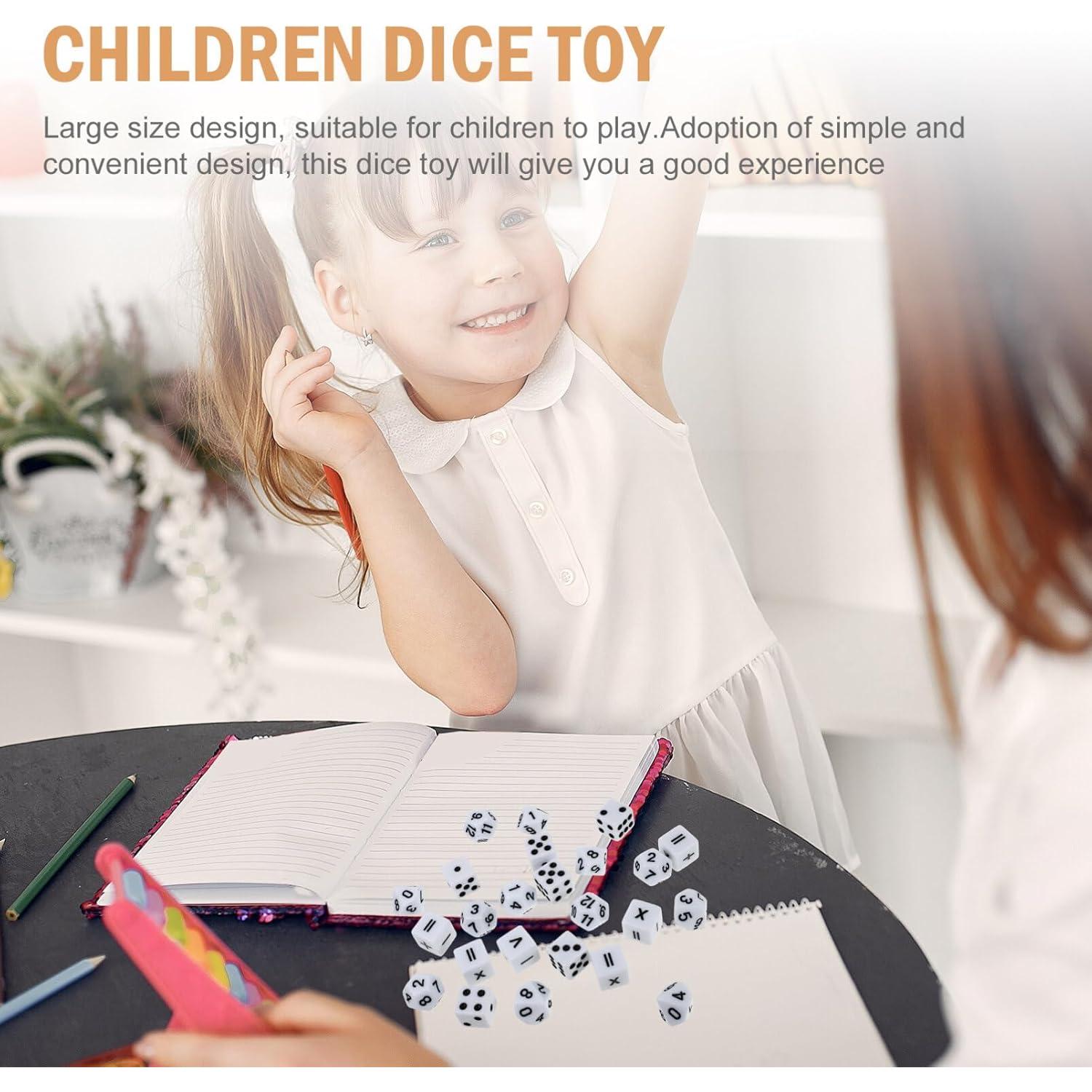 Juego de Dados Educativos NUOBESTY 24 Piezas 16mm