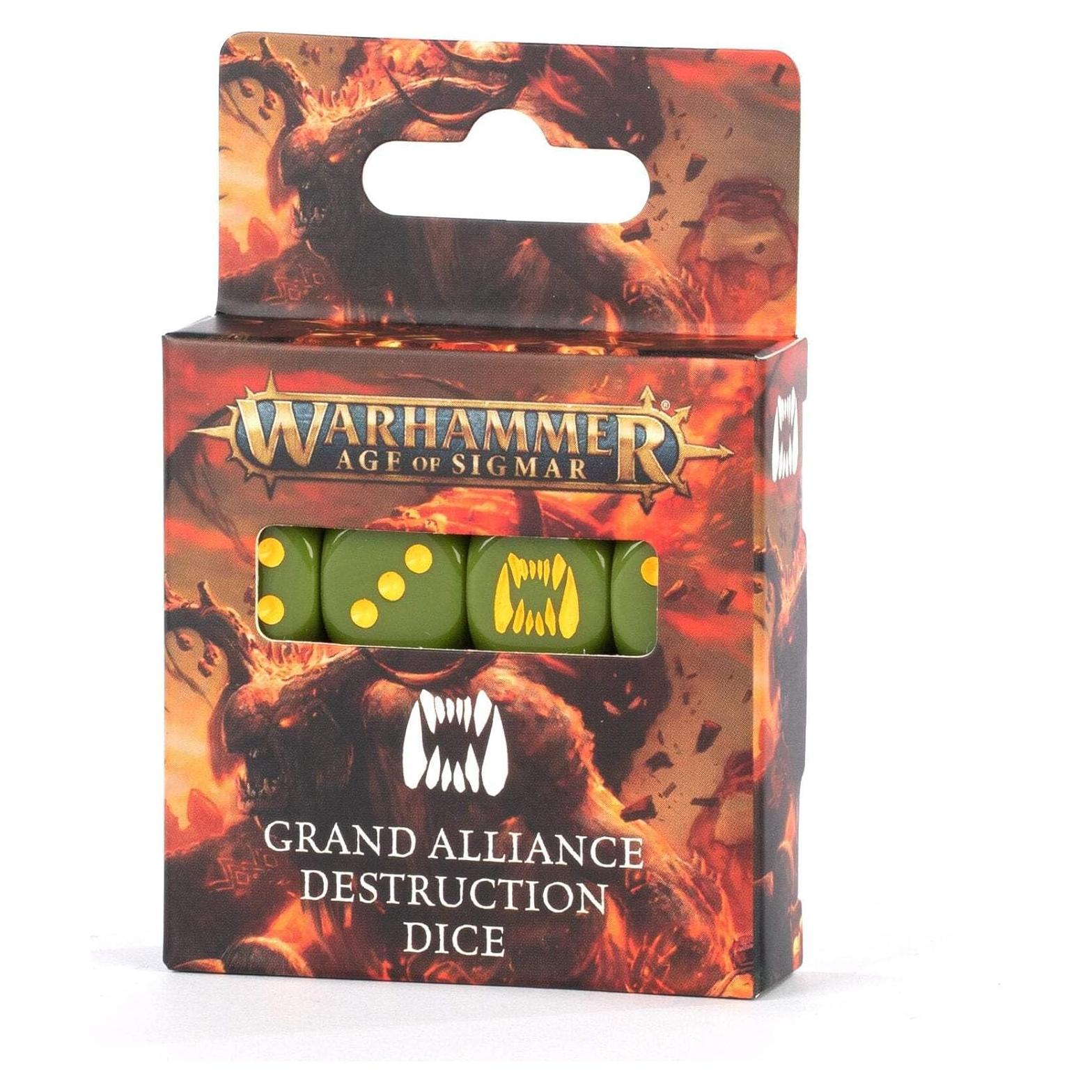 Dados de Destrucción Games Workshop Age of Sigmar 105g