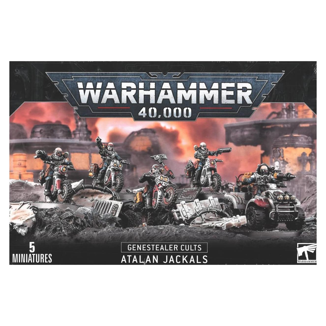 Conjunto de Miniaturas Atalan Jackals Games Workshop - 5 Figuras