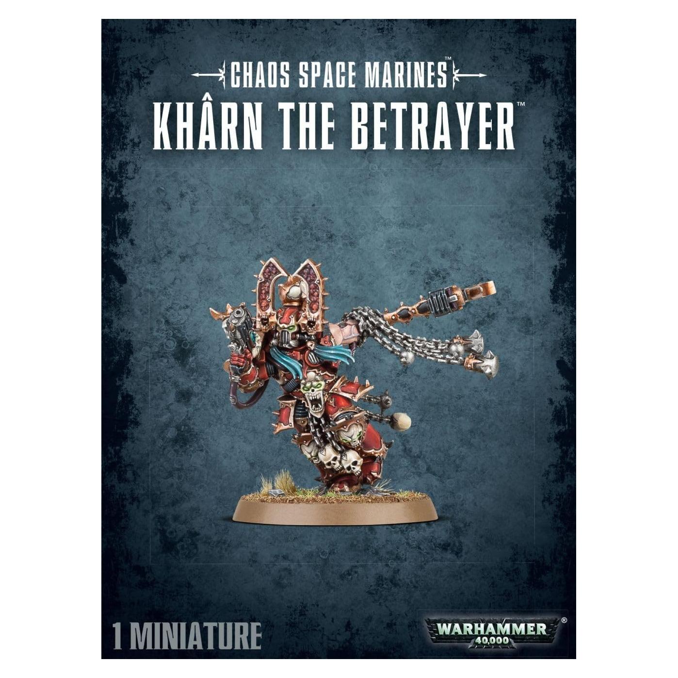 Miniatura Kharn El Traidor Games Workshop 99120102060 Plástico