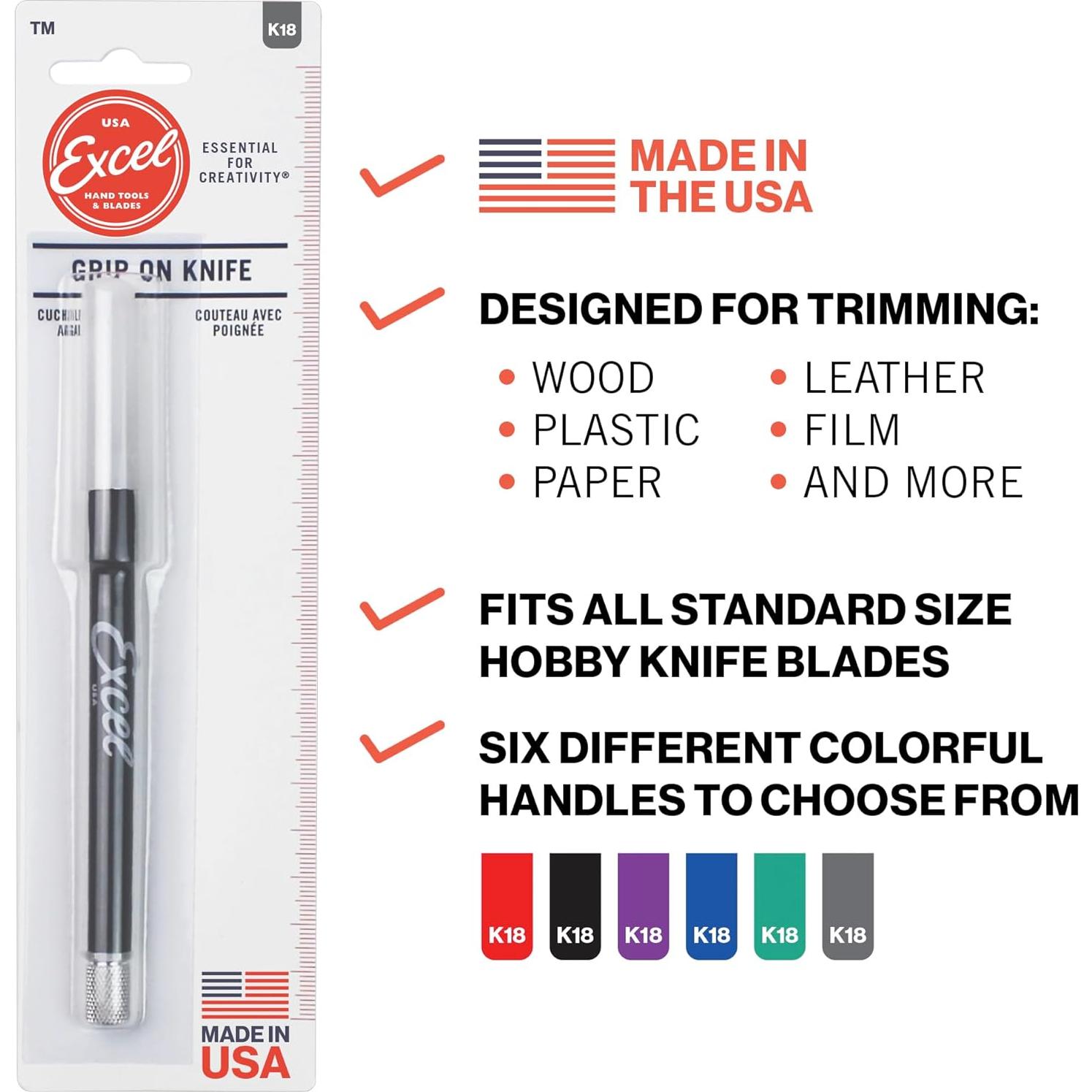 Juego de cuchillos de manualidades Excel Blades K18 - 2 paquetes