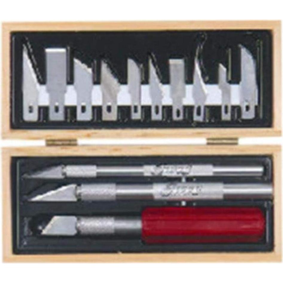 Juego de cuchillos de hobby Excel Blades 44382 con 13 cuchillas