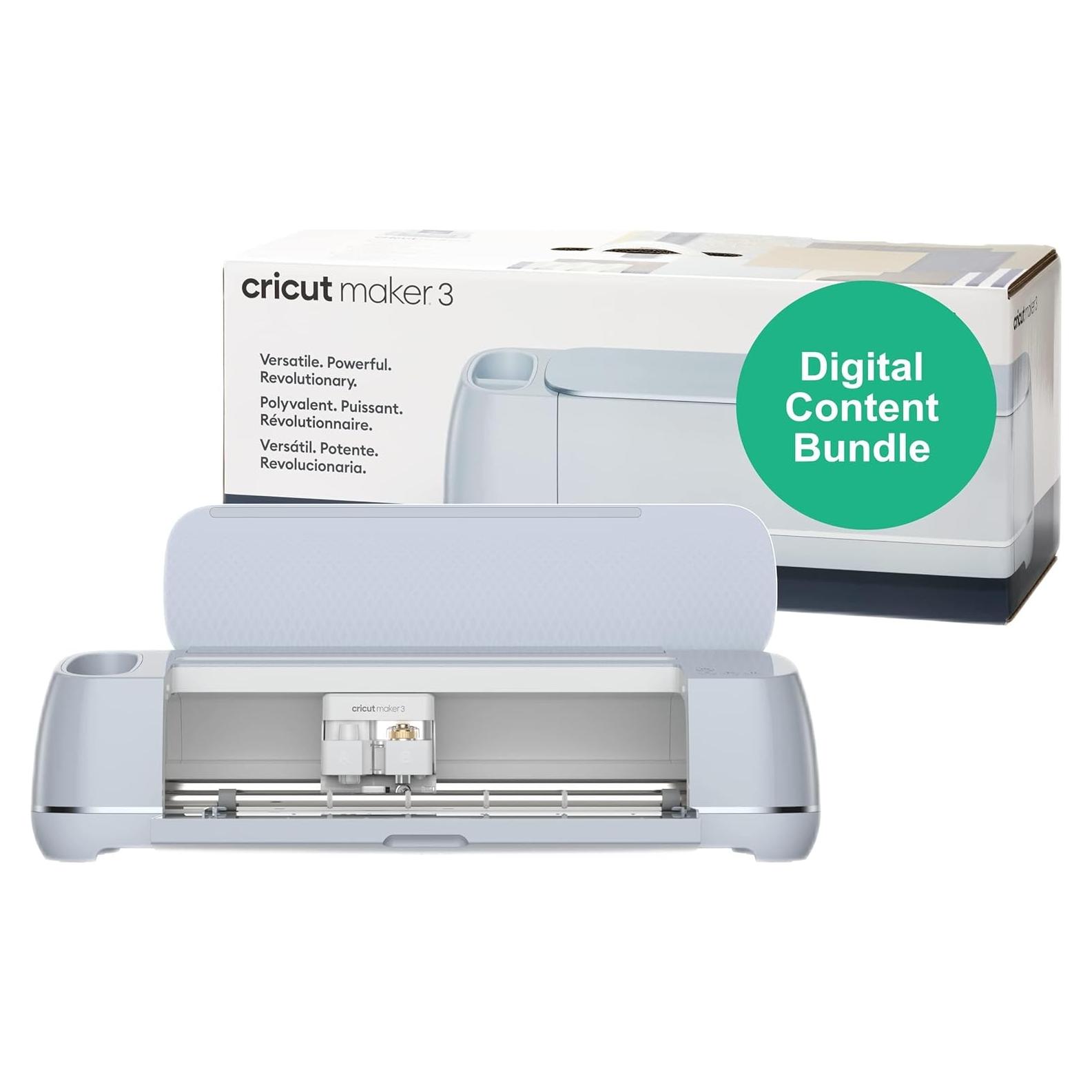 Cricut Maker 3 Máquina de Corte Inteligente + Paquete Digital