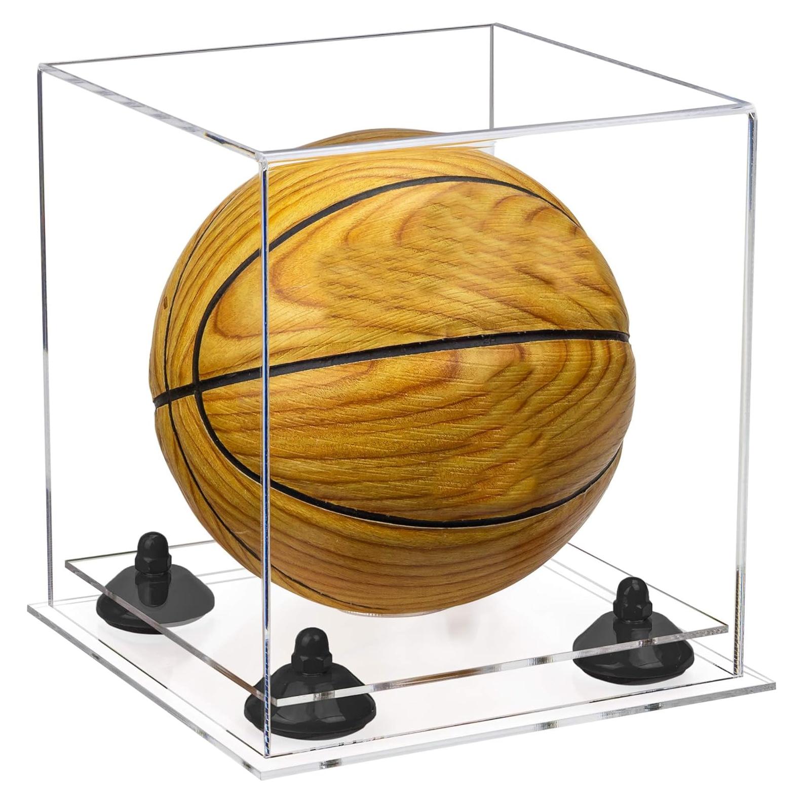 Exhibidor Acrílico Mini para Balón de Baloncesto - Better Display Cases