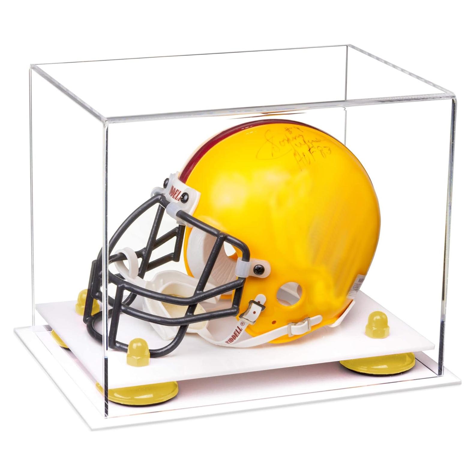 Exhibidor Acrílico Mini para Casco de Fútbol Americano - Better Display Cases