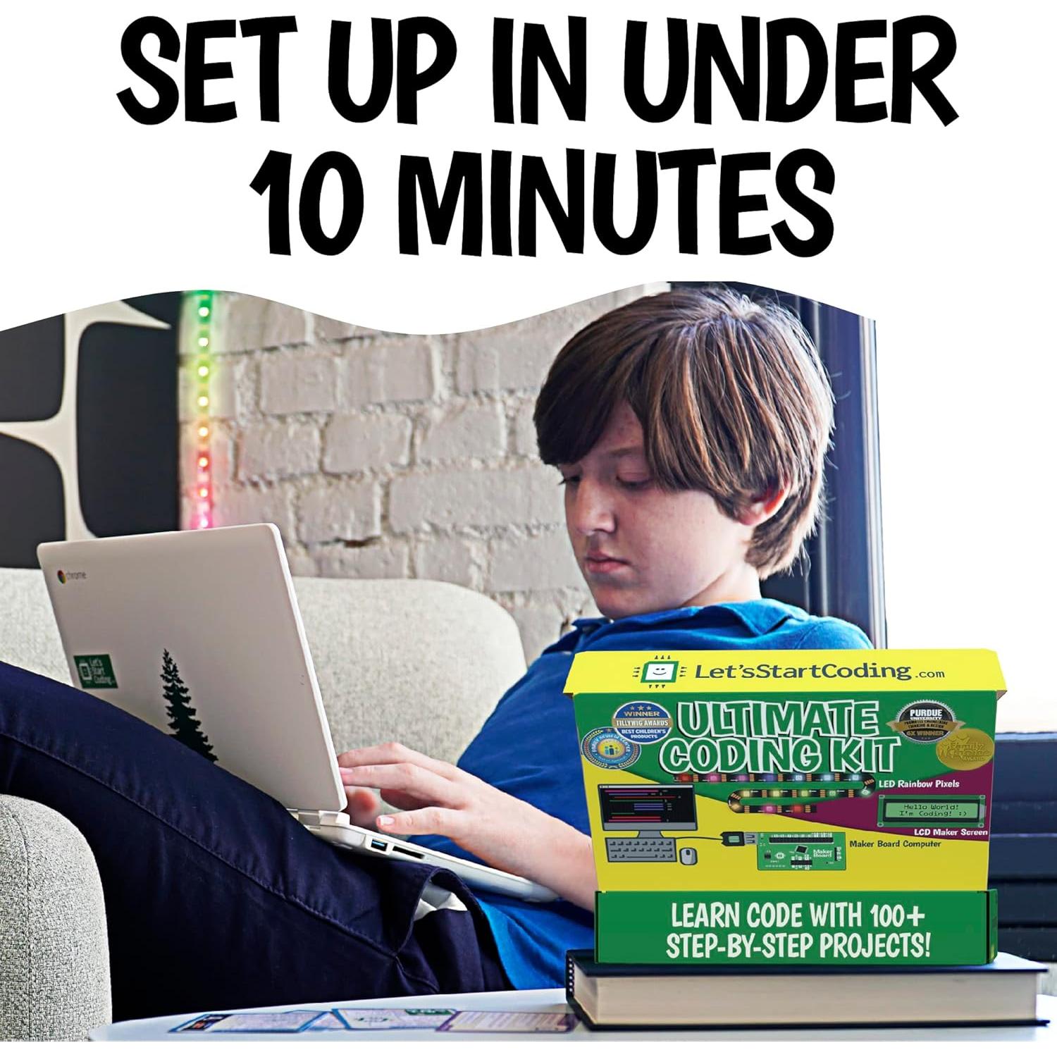 Kit de Codificación Definitivo para Niños 8-15 años - Comencemos a Codificar