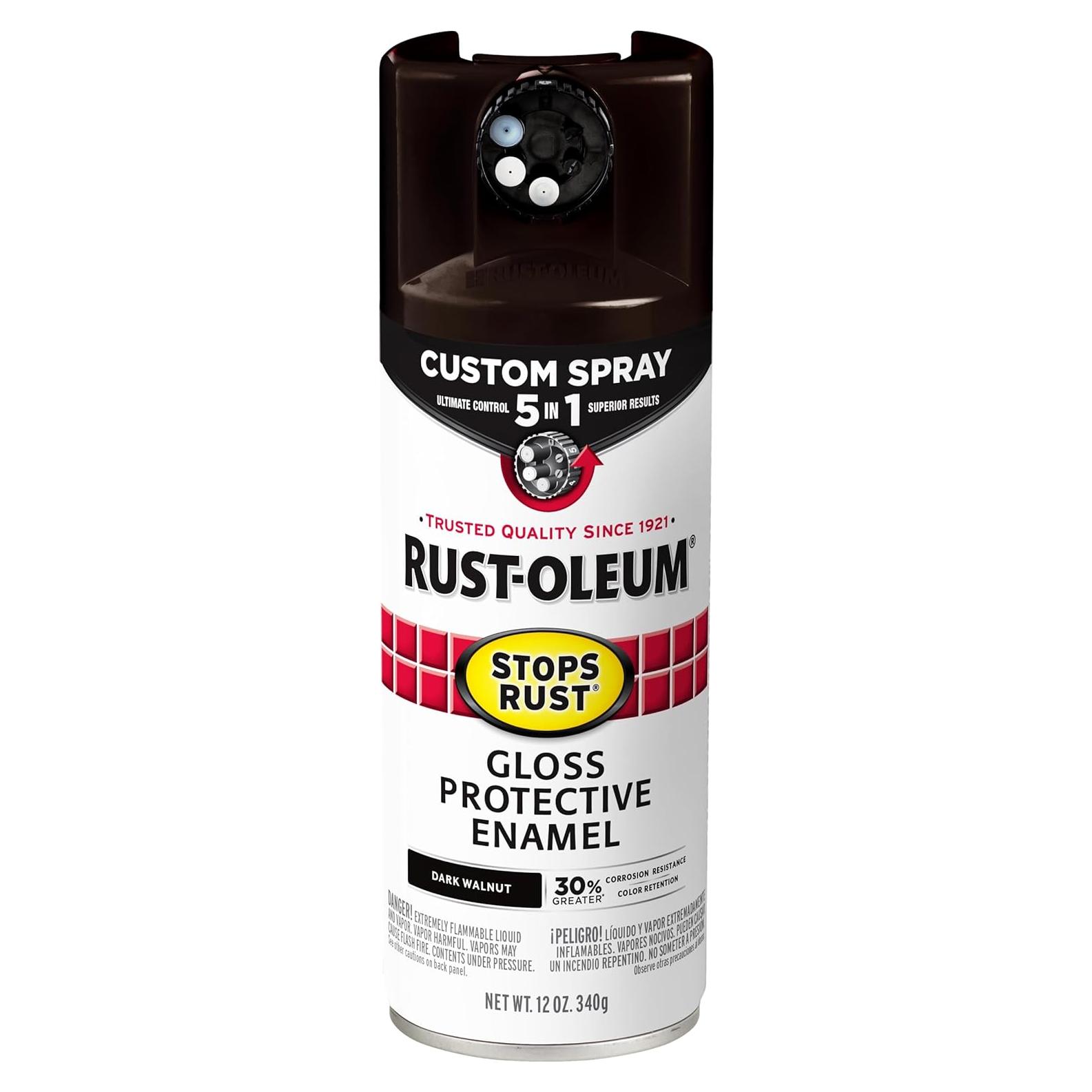 Pintura en Spray Rust-Oleum 376890 12 oz Brillo Nogal Oscuro