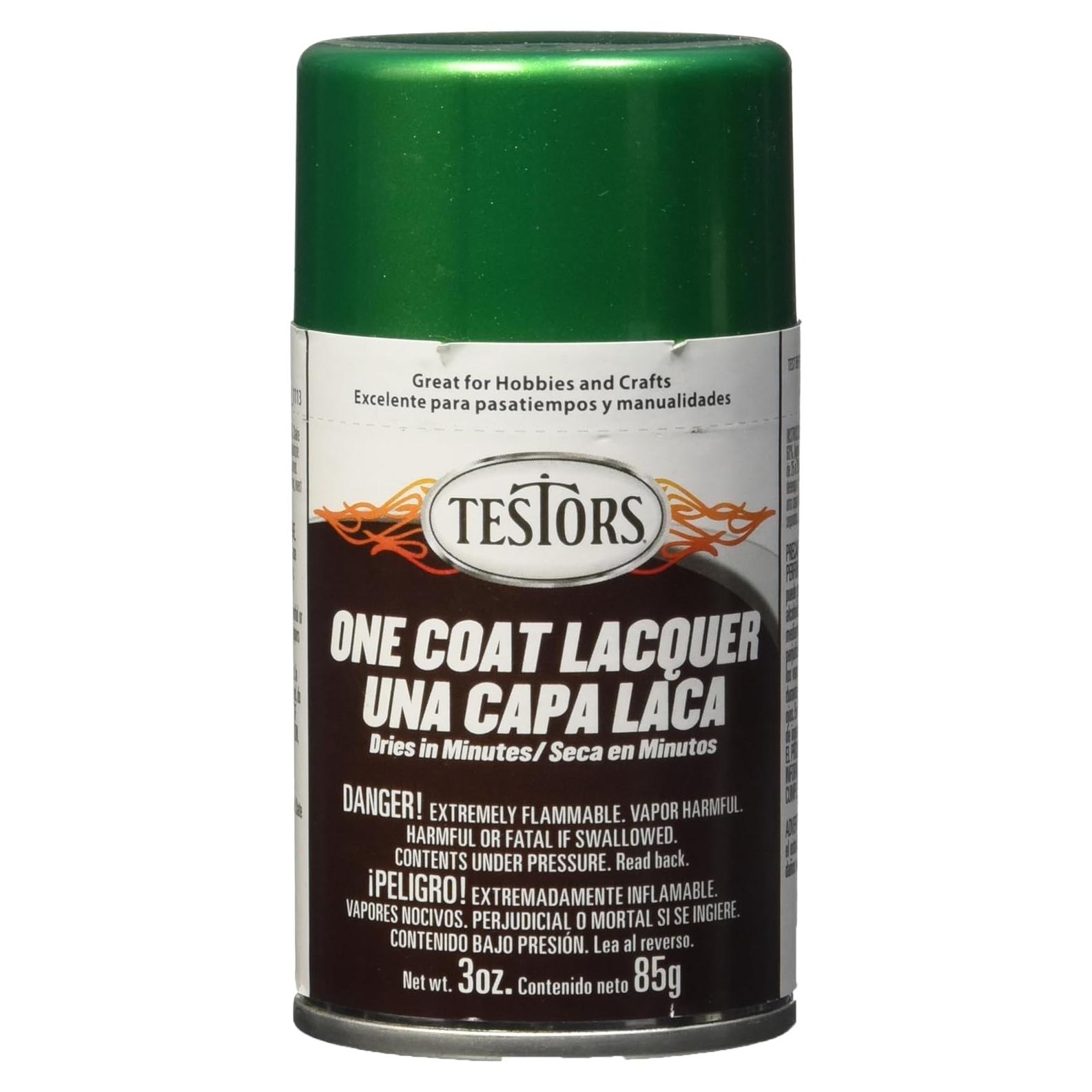 Laca en aerosol Testors Extrema 85g Verde Esmeralda Brillante