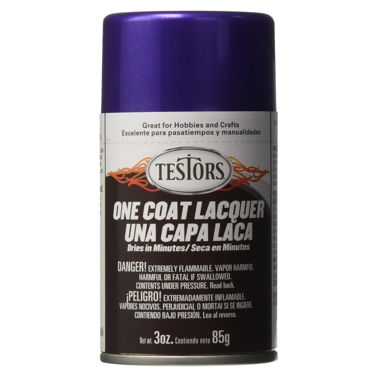 Pintura en Aerosol Testors Extreme Lacquer 85g Morado Brillante