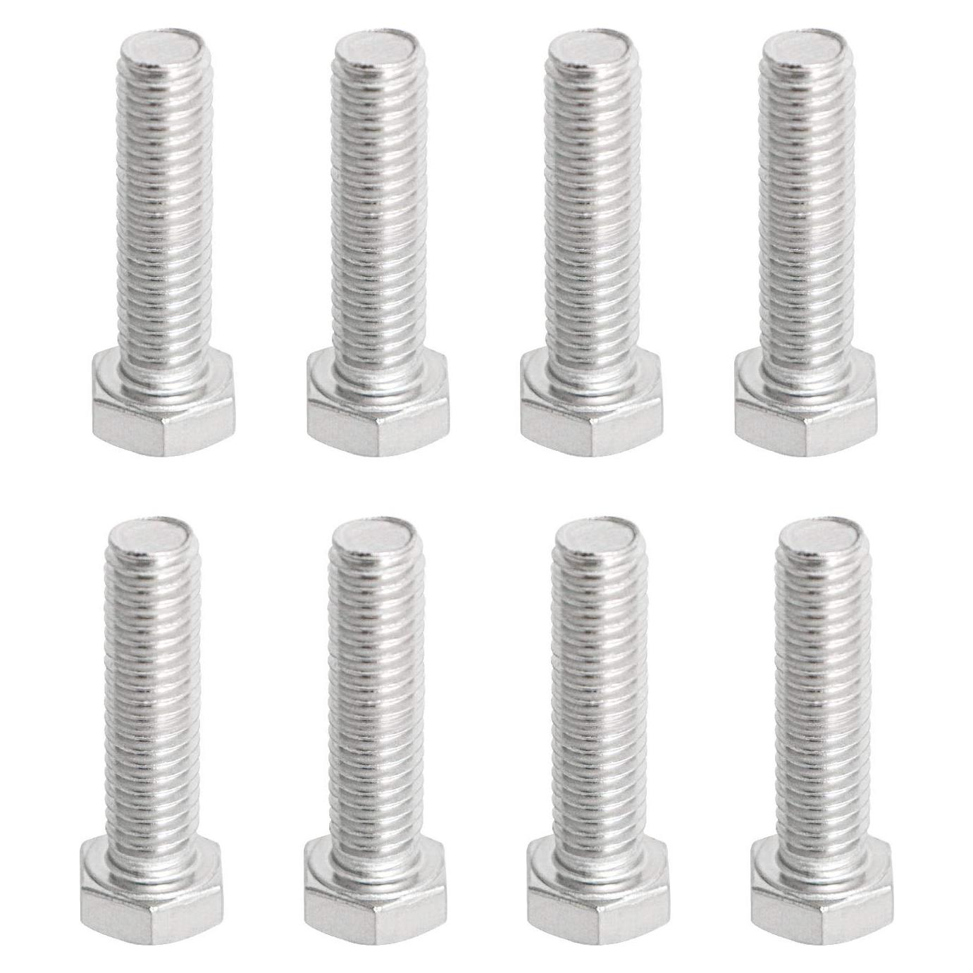 Tornillos Hexagonales Aopin M8 x 45mm Acero Inoxidable 8 Pcs