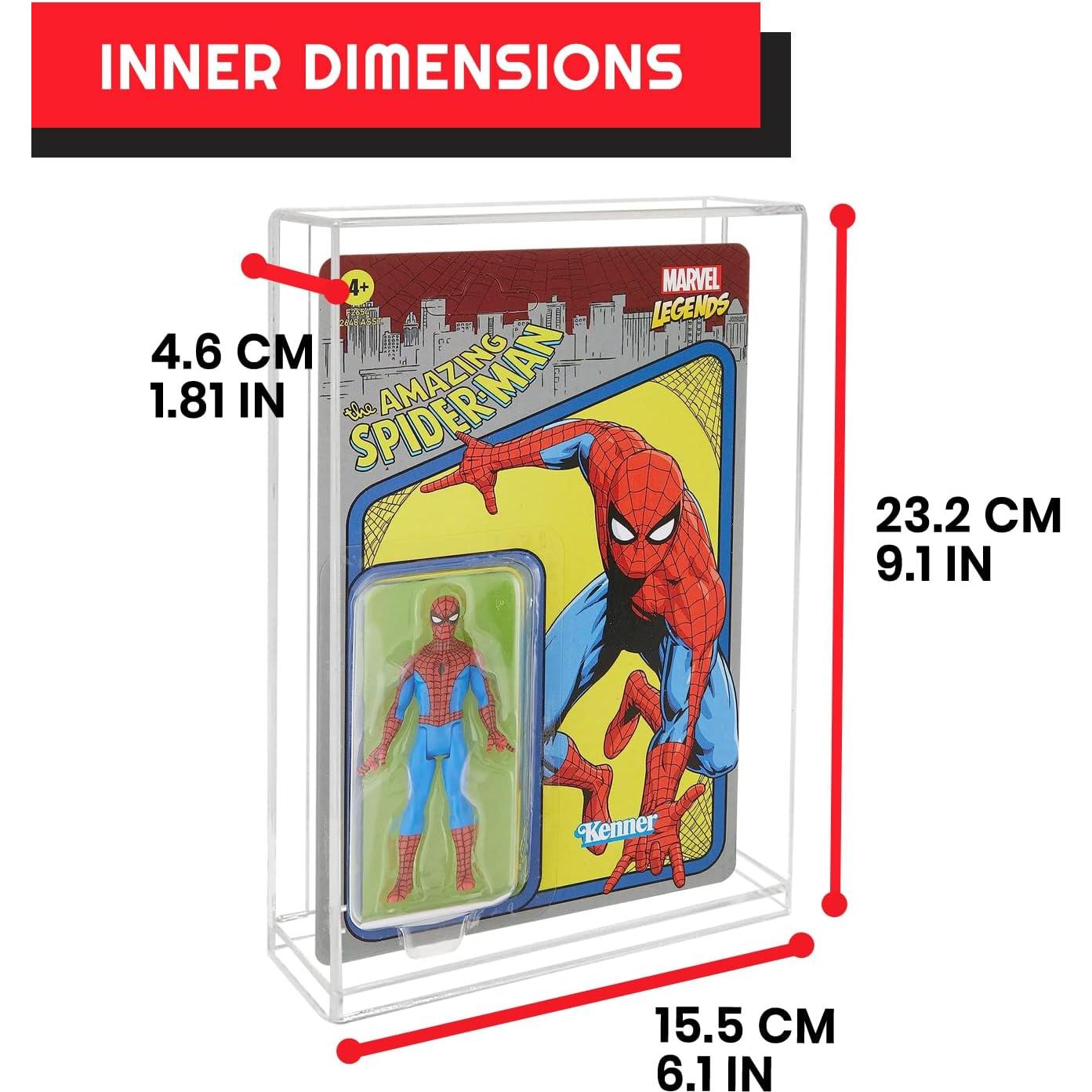 Protector de Exhibición Acrílico EVORETRO para Figuras 3.75"