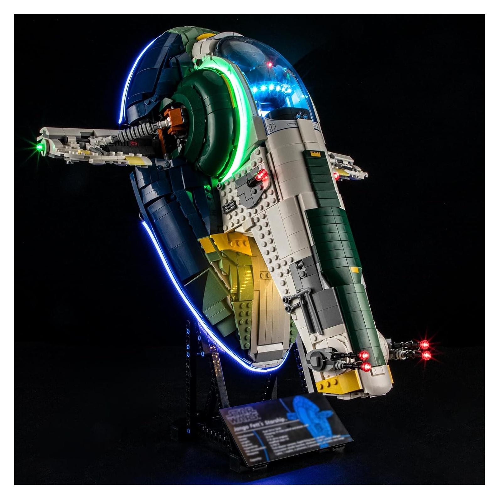 Kit de Luz LED BRIKSMAX para Lego Jango Fett 75409 - Iluminación Innovadora