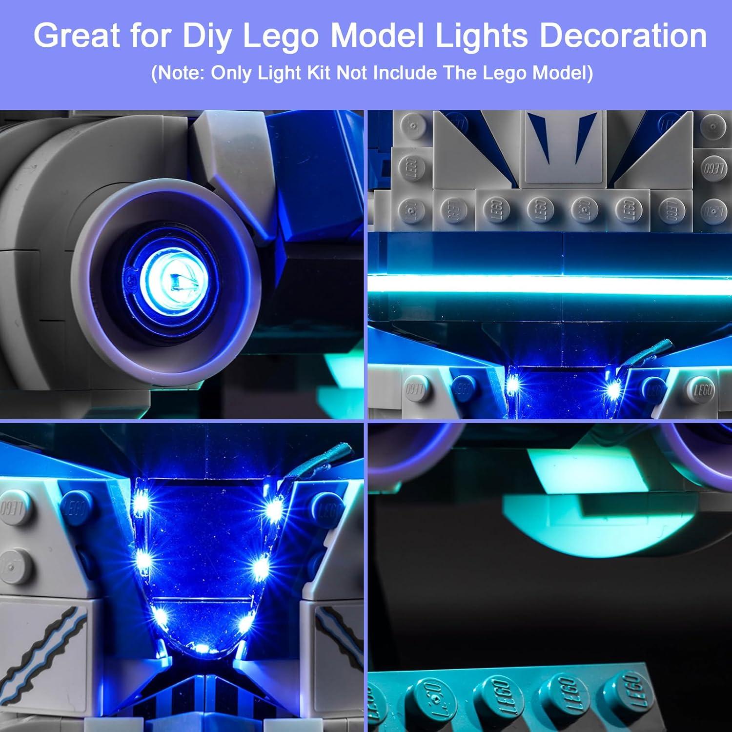 Kit de Luz LED Hilighting para Casco Lego Capitán Rex