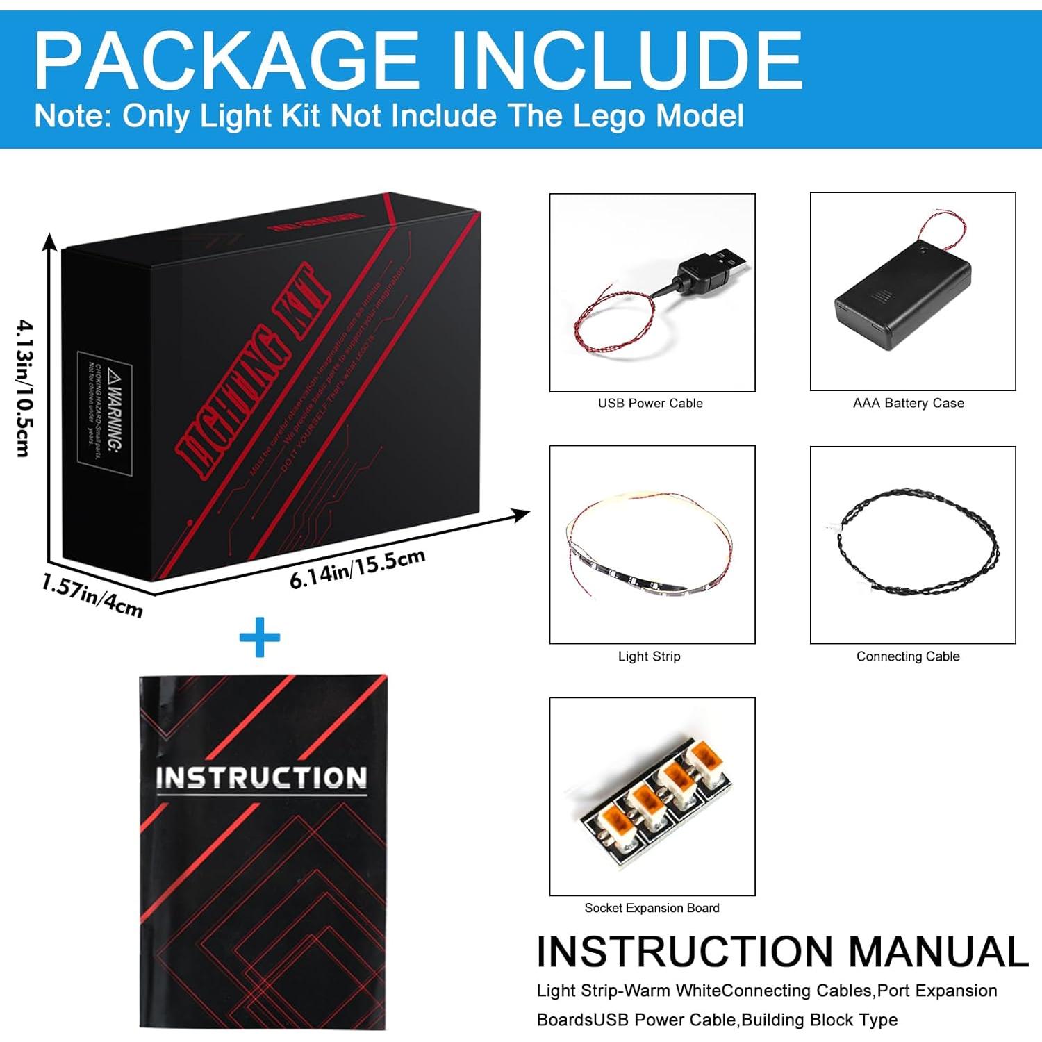 Kit de Luz LED Hilighting para Casco Lego Capitán Rex