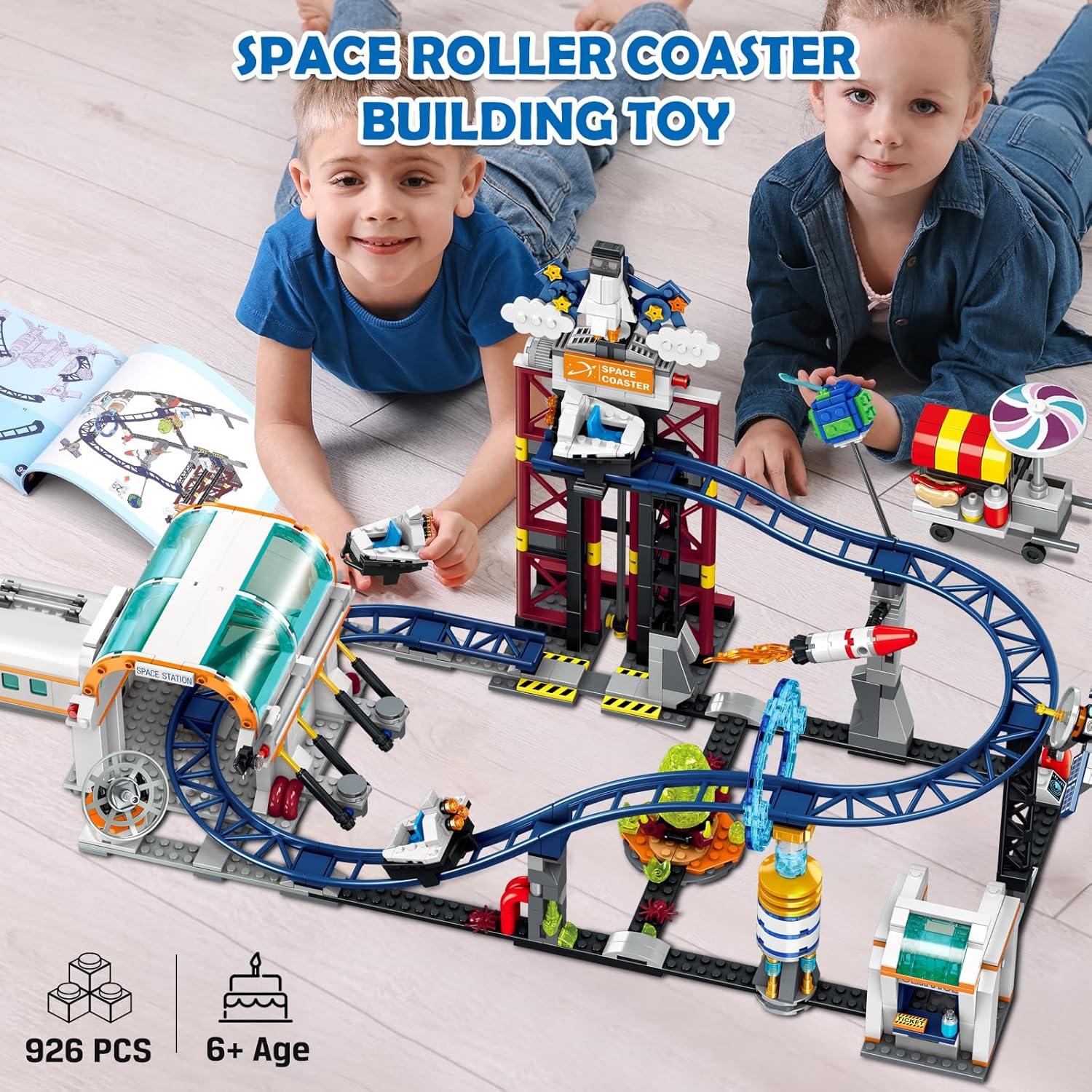 Juego de Construcción Montaña Rusa Espacial HOGOKIDS 926 Piezas