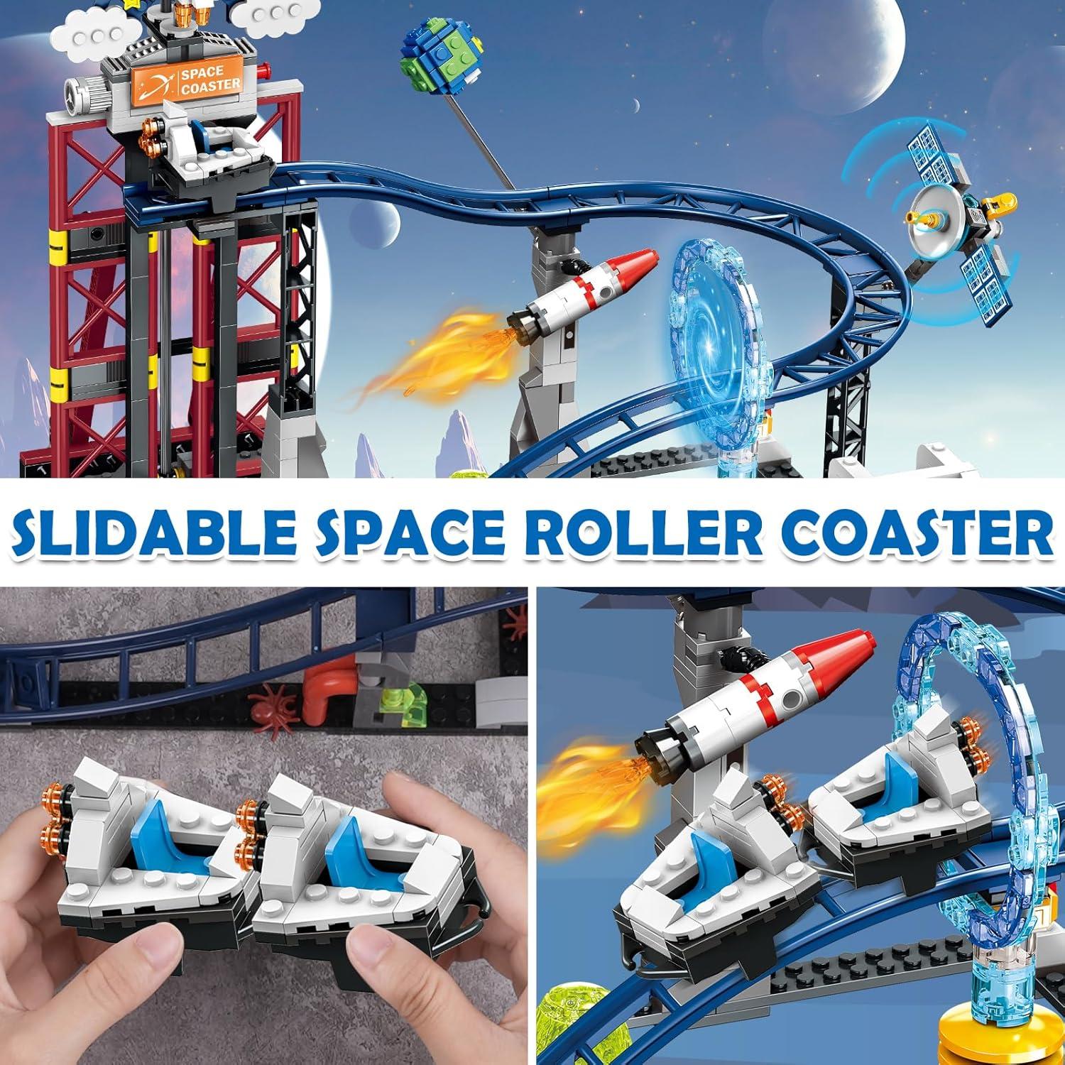 Juego de Construcción Montaña Rusa Espacial HOGOKIDS 926 Piezas