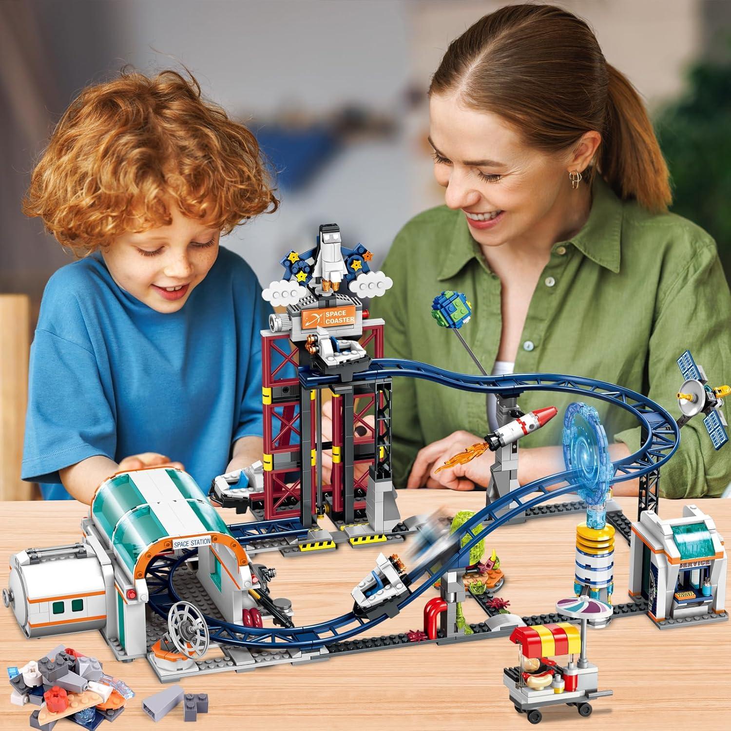 Juego de Construcción Montaña Rusa Espacial HOGOKIDS 926 Piezas