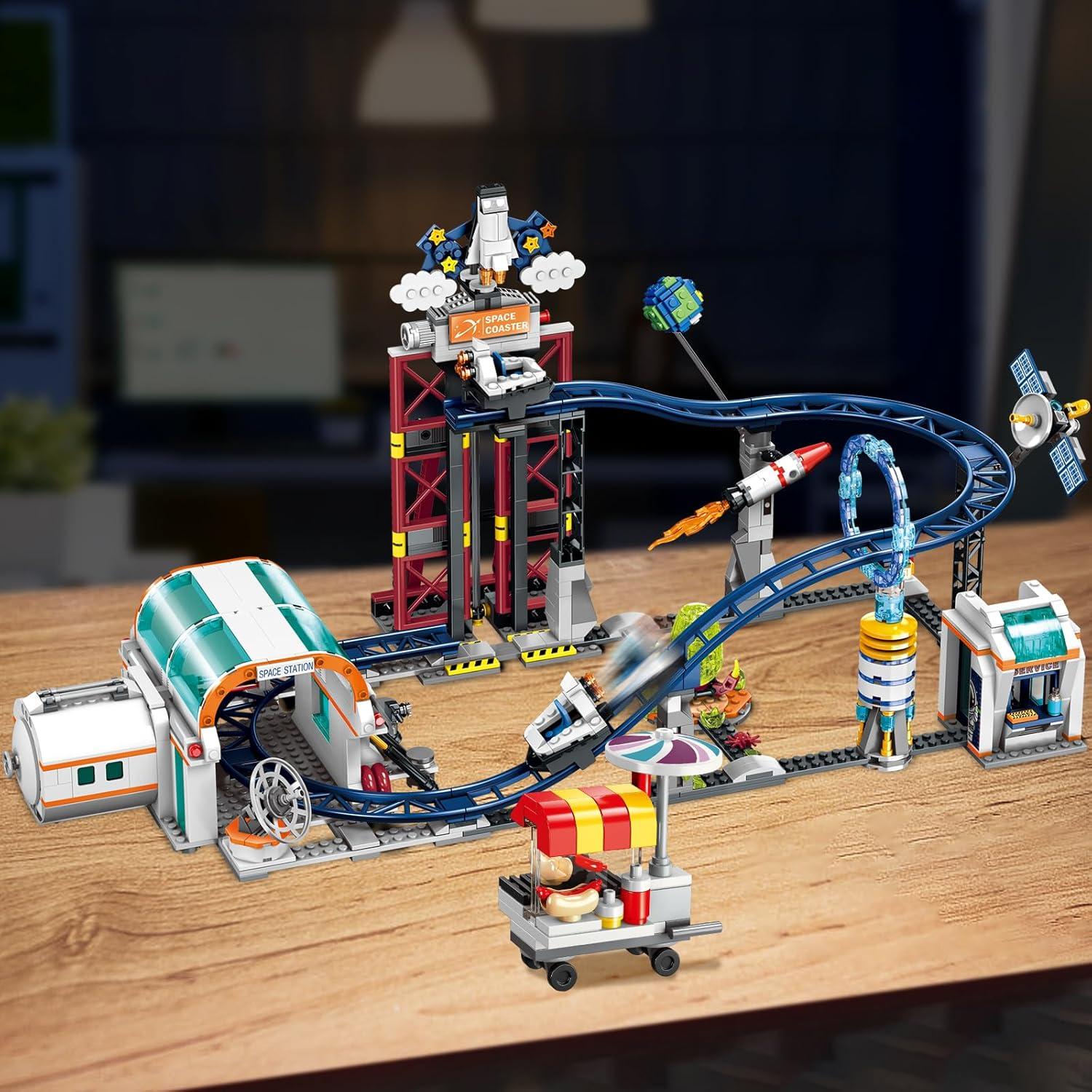 Juego de Construcción Montaña Rusa Espacial HOGOKIDS 926 Piezas