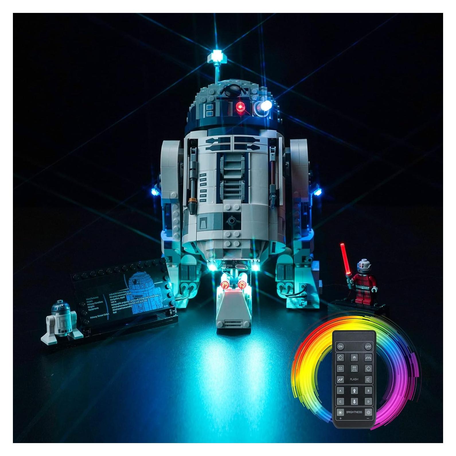 Kit de Luz LED VONADO para LEGO R2-D2 75379 - Solo Luz