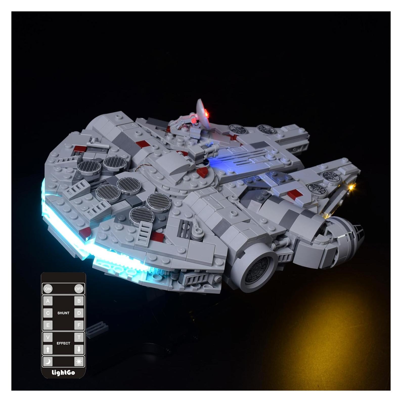 Kit de Iluminación LED LightGo para Halcón Milenario Lego 75375