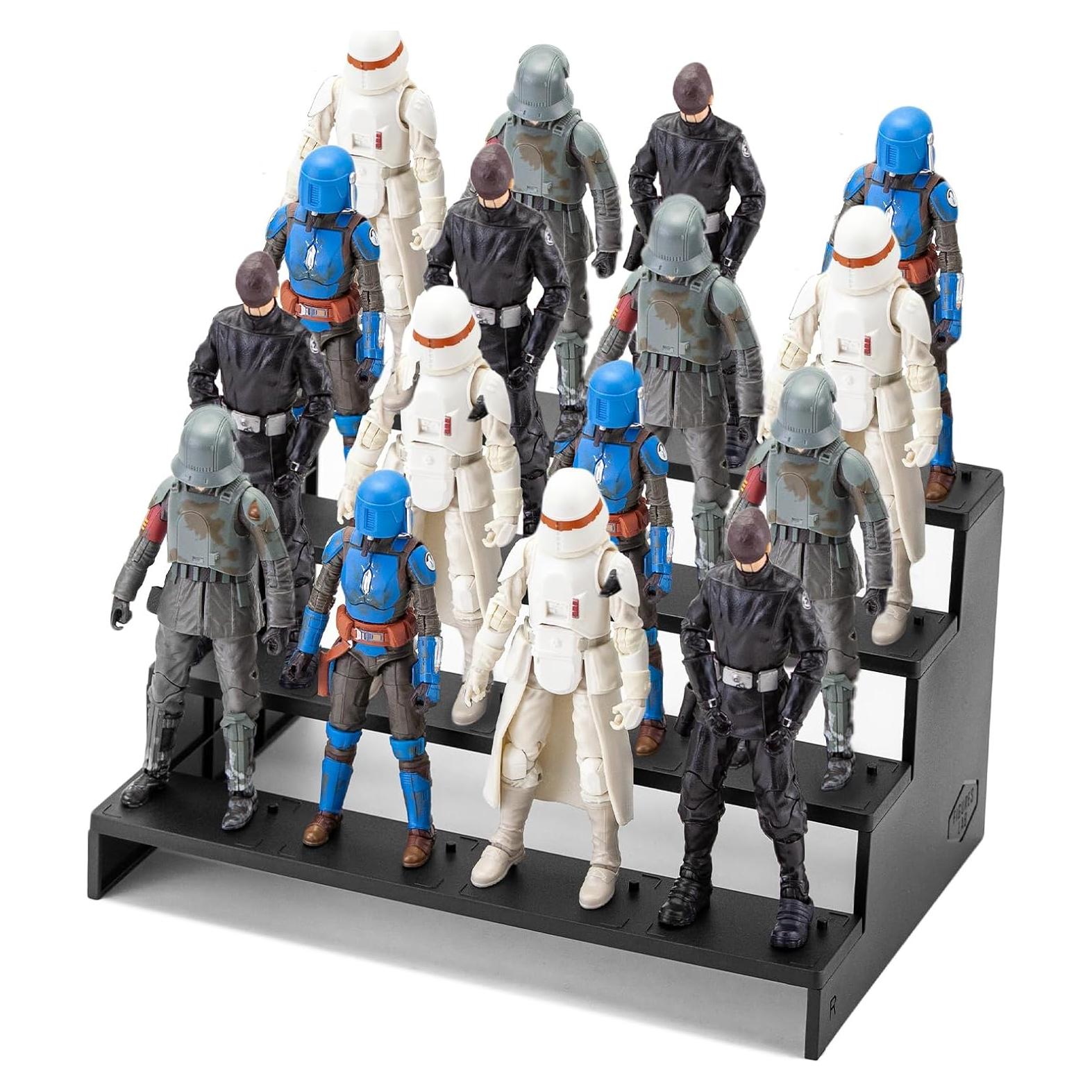 Soporte de exhibición para figuras Star Wars 6" TITAWU 4 niveles