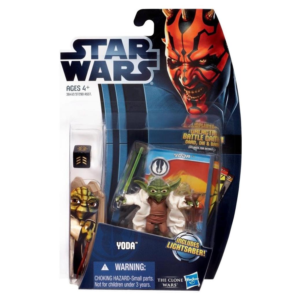 Figura de Acción Yoda Star Wars Guerras Clon 2012 13.97 cm