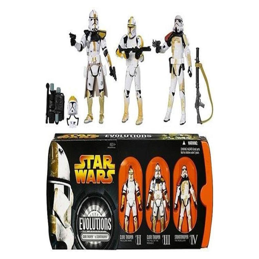 Figuras de Acción Hasbro Star Wars Evolución Clonetrooper