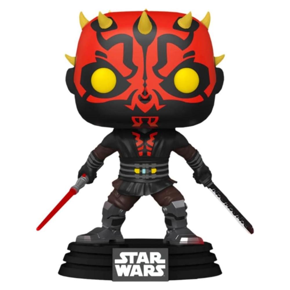 Figura de Vinilo Pop Darth Maul con Darksaber Star Wars