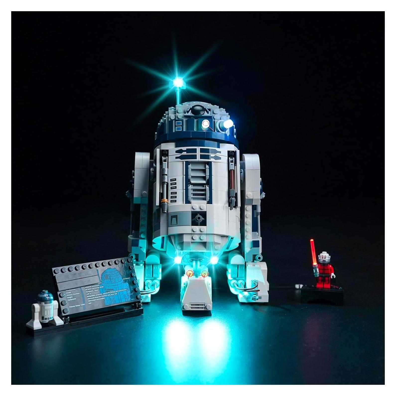 Kit de Luz LED VONADO para Lego R2-D2 75379 - Solo Luz