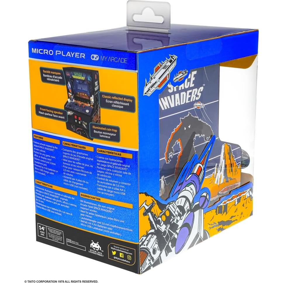 Máquina de Arcade Mini Space Invaders dreamGEAR 17.15 cm