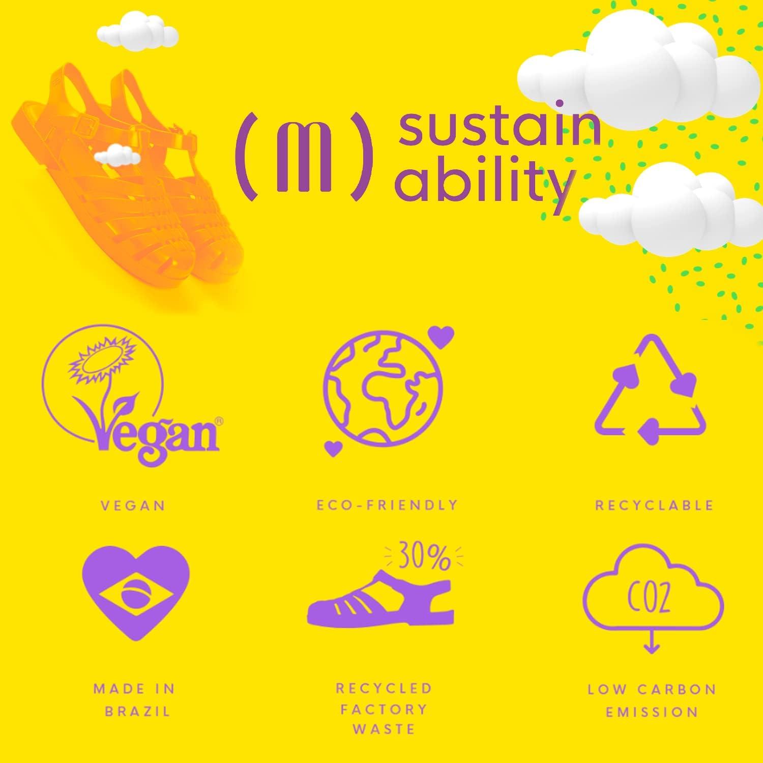 Bota Melissa Rebelde para Mujeres 26cm Negro