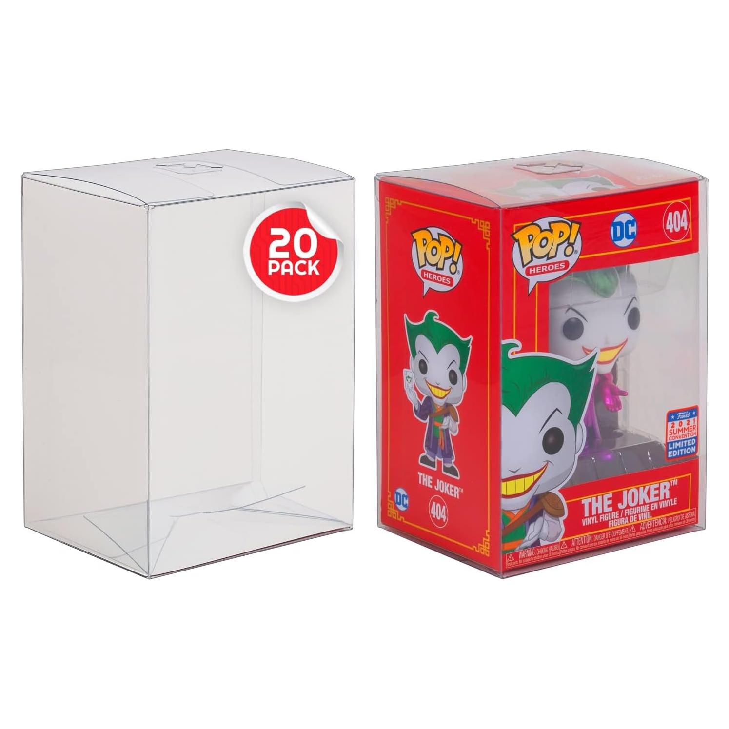 Paquete de 20 Protectores Funko Pop EVORETRO 11.43x8.89 cm
