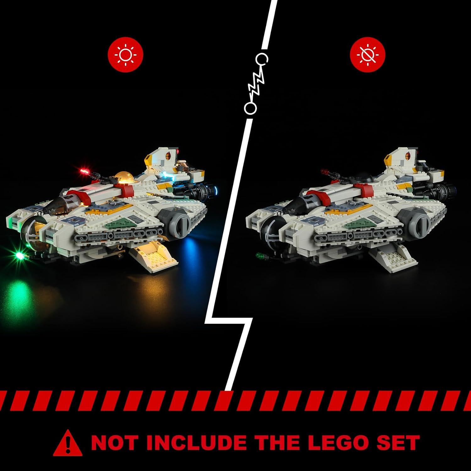 Kit de Iluminación LED BRIKSMAX para LEGO 75357 Ghost & Phantom II