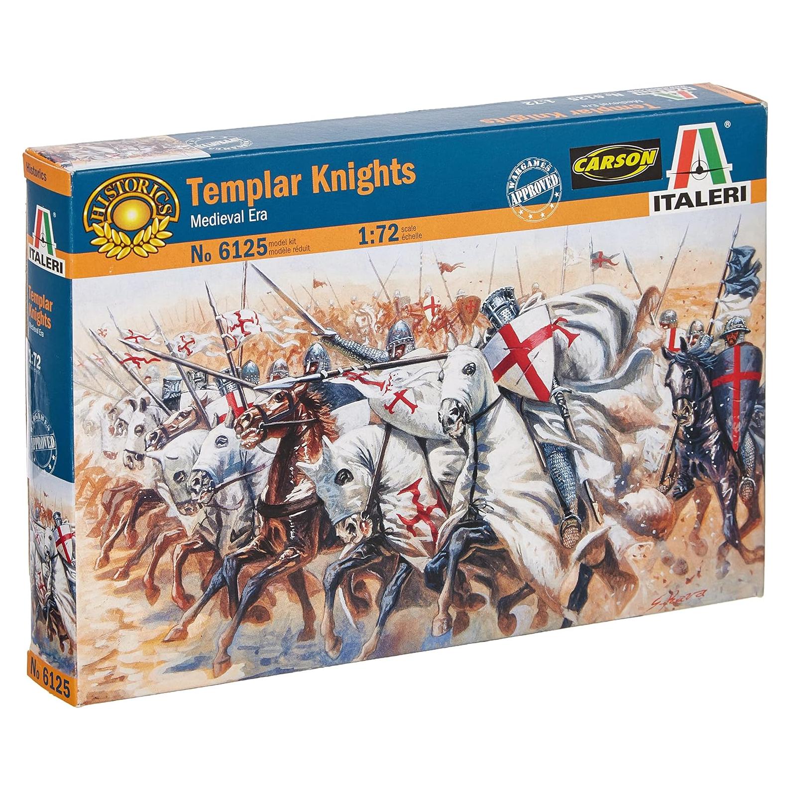 Kit de Modelo Italeri 1:72 Caballeros Templarios Medievales