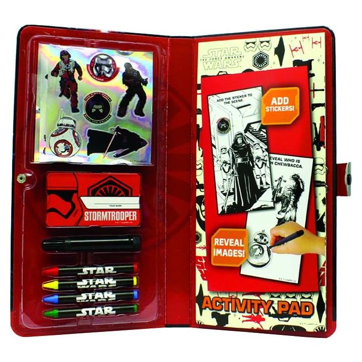 Set de Actividades Star Wars con Stickers y Crayones