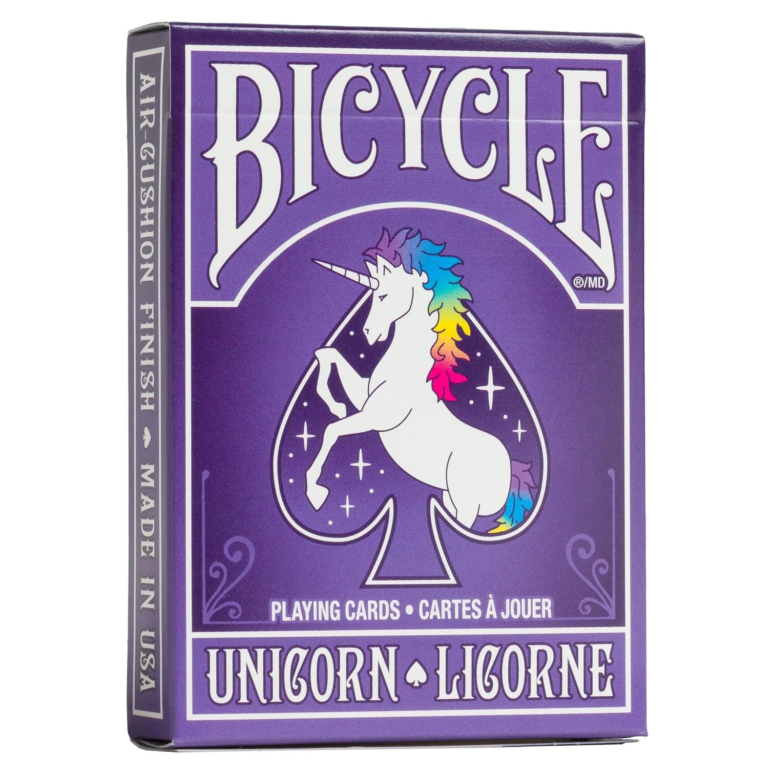 Cartas de Juego Unicornio Bicycle - Baraja Estándar 10x5 cm