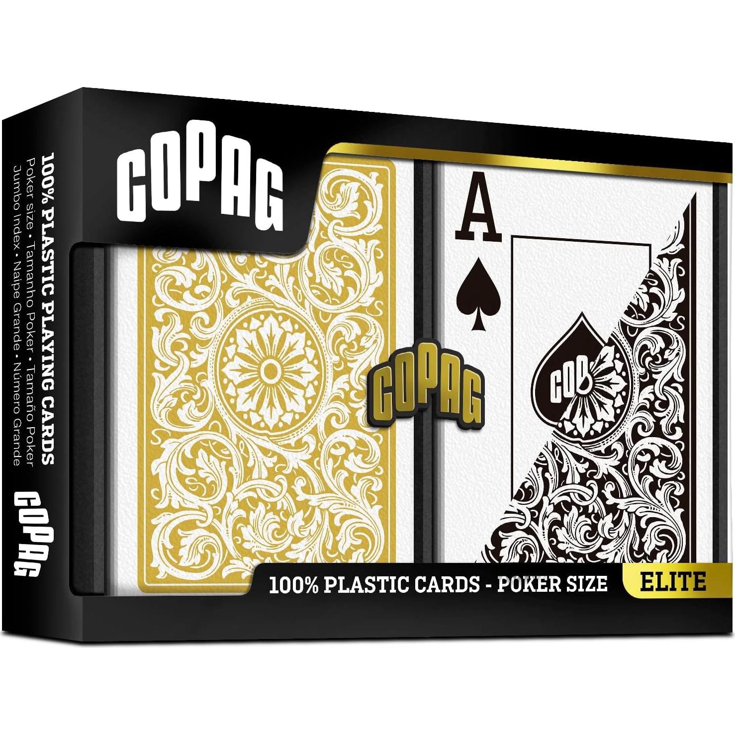 Copag 1546 Cartas de Juego de Plástico Jumbo 1 Set