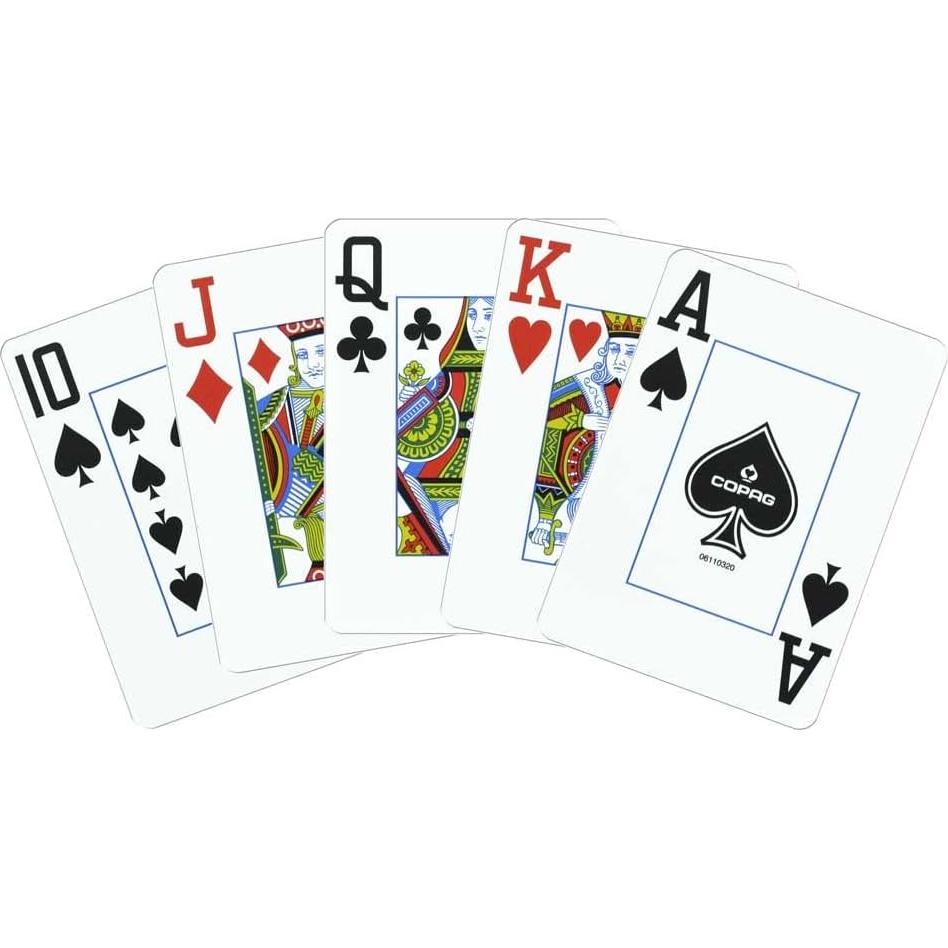 Copag 1546 Cartas de Juego de Plástico Jumbo 1 Set