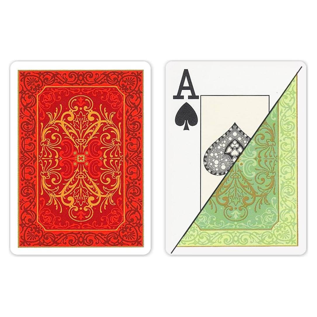 Barajas de Juego DA VINCI 100% Plástico Jumbo Póker