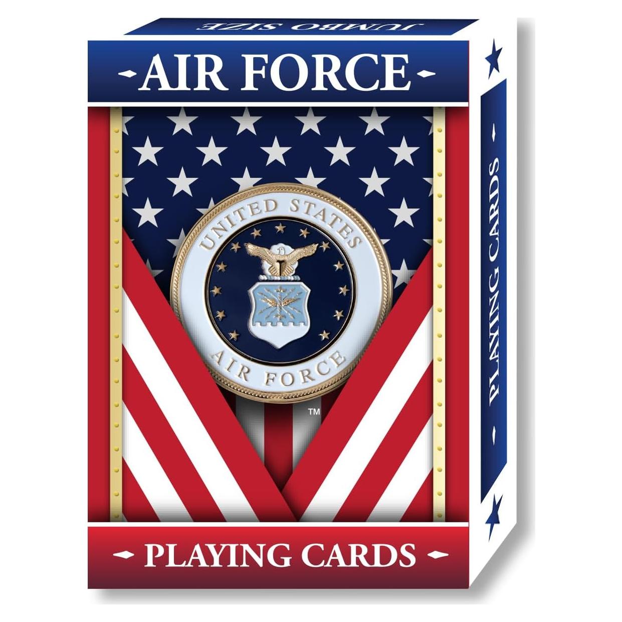 Baraja de Cartas Springbok Fuerza Aérea EE. UU. 52 Cartas