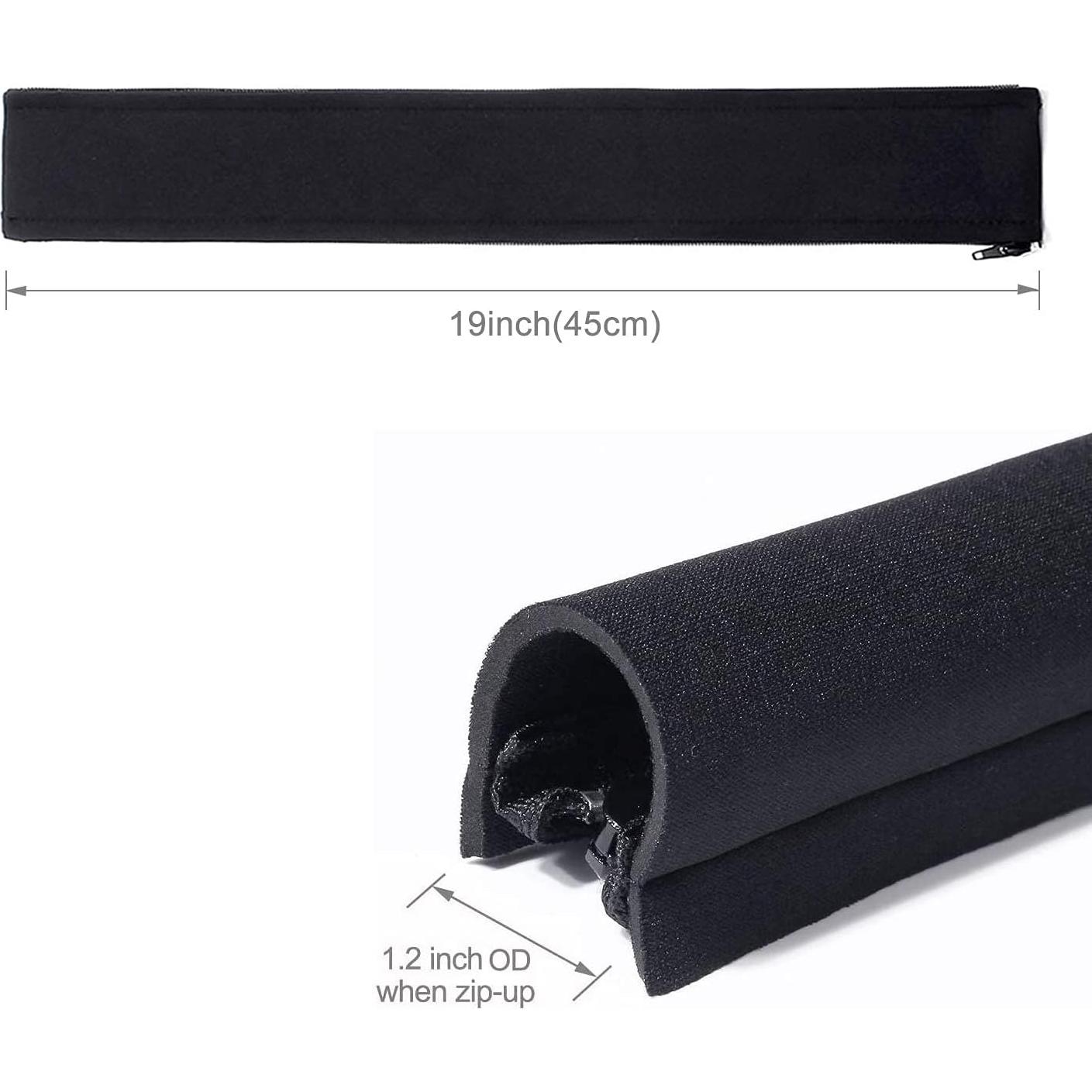 JOTO Paquete de 4 Fundas para Cables 50,8 cm - Negro