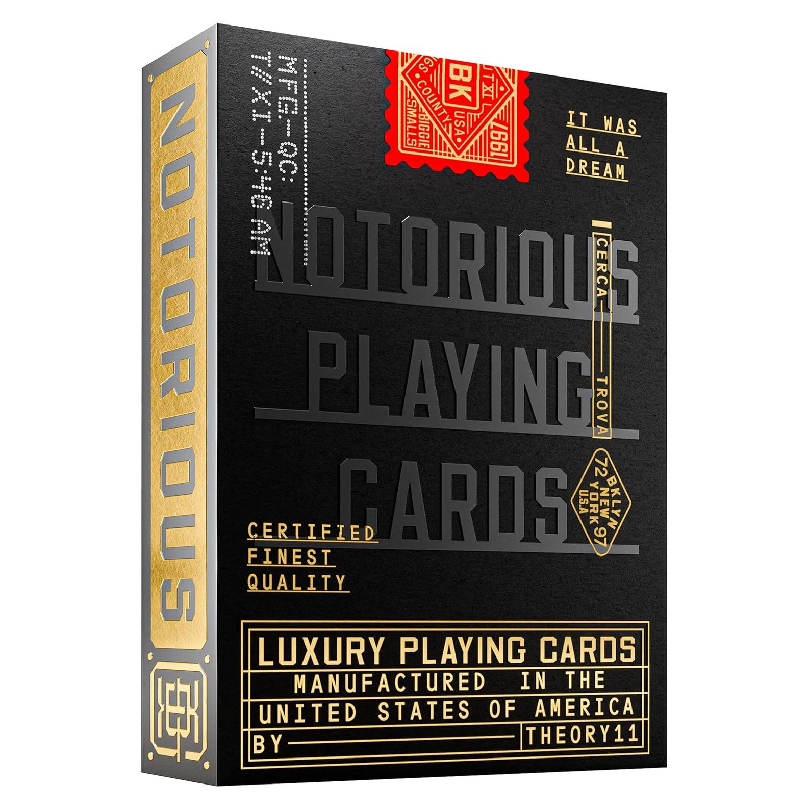 Naipes de Lujo Notorious B.I.G. theory11 - Tamaño Póker