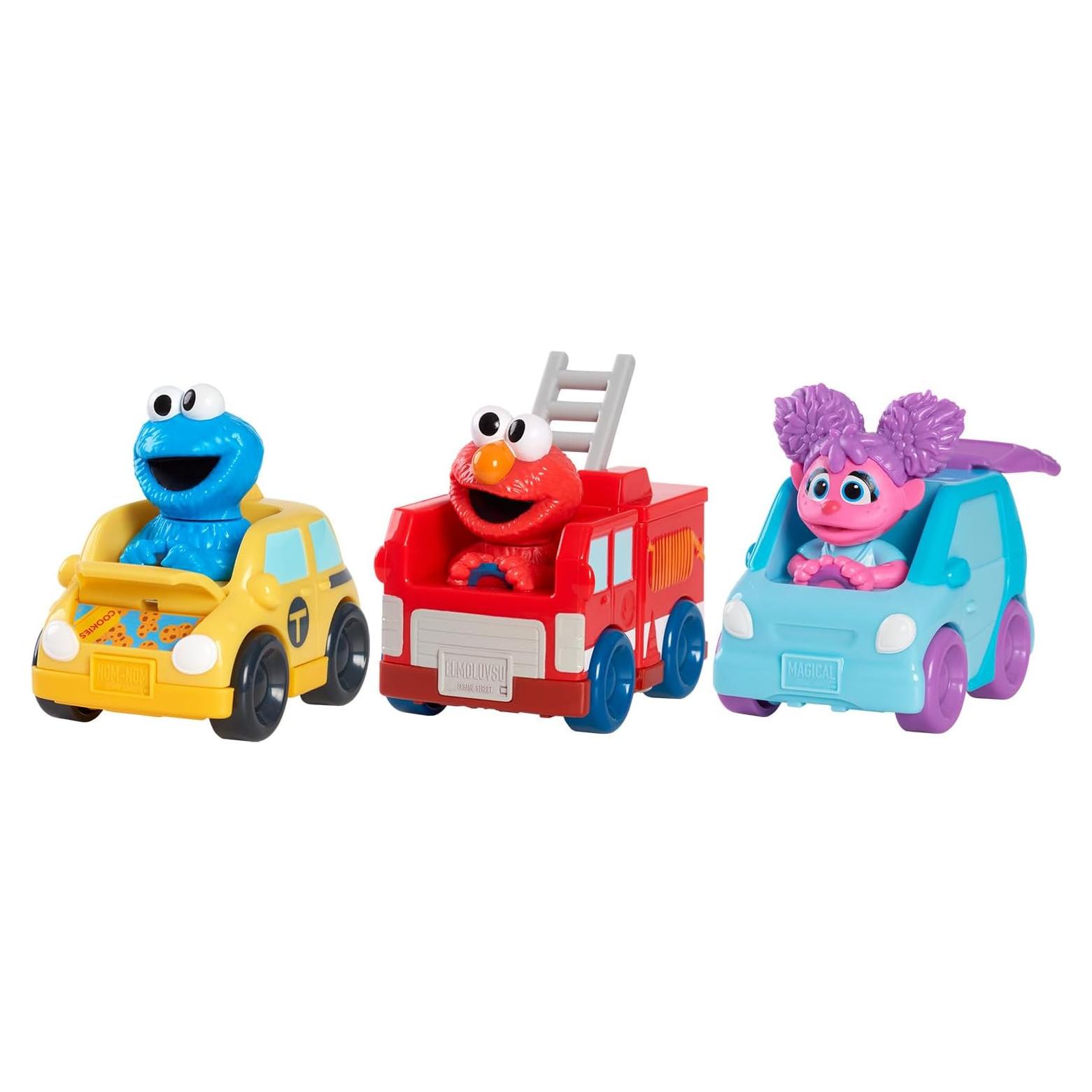 Vehículos de Juguete Sesame Street 3-Pack Just Play
